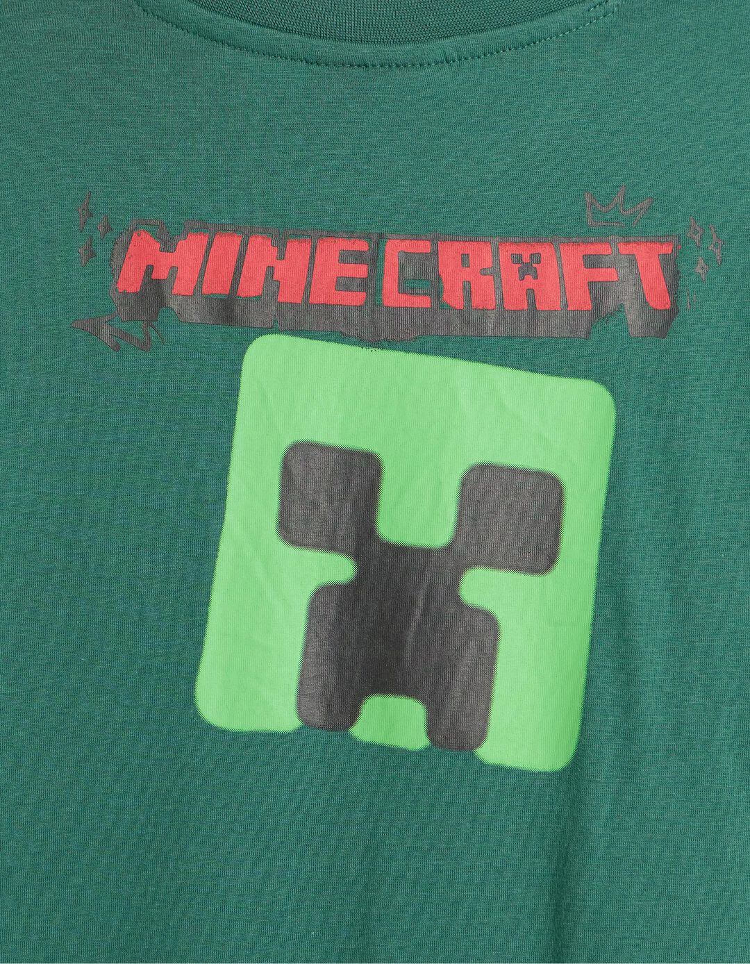 T-shirt 'Minecraft', Menino, Verde