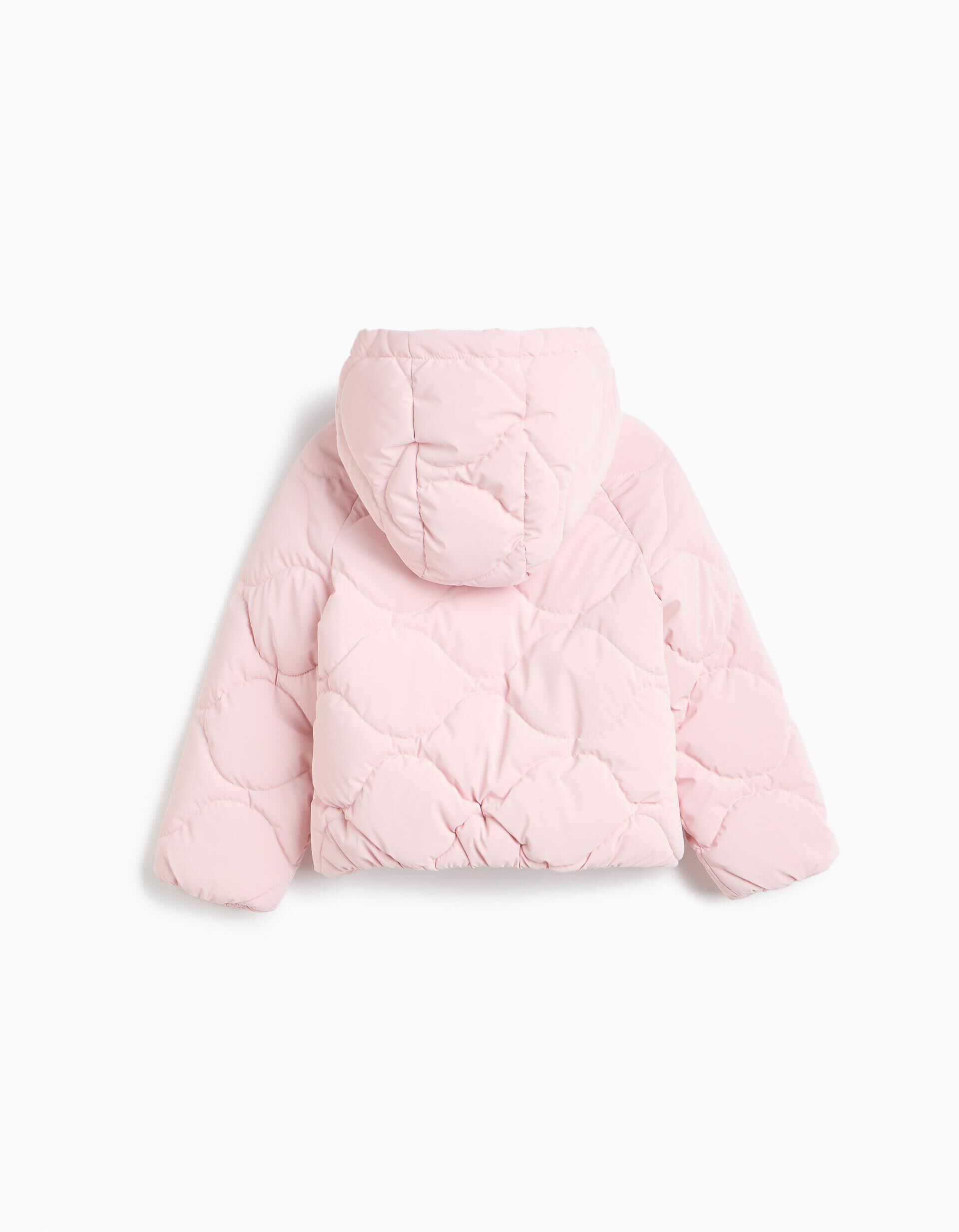 Comprar Online Casaco Acolchoado Com Capuz, Menina, Rosa Claro