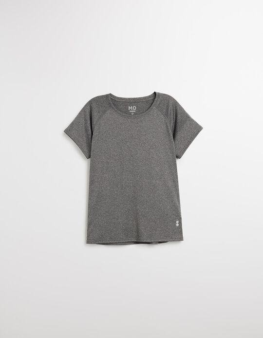 Comprar Online T-shirt de Desporto, Mulher, Cinzento