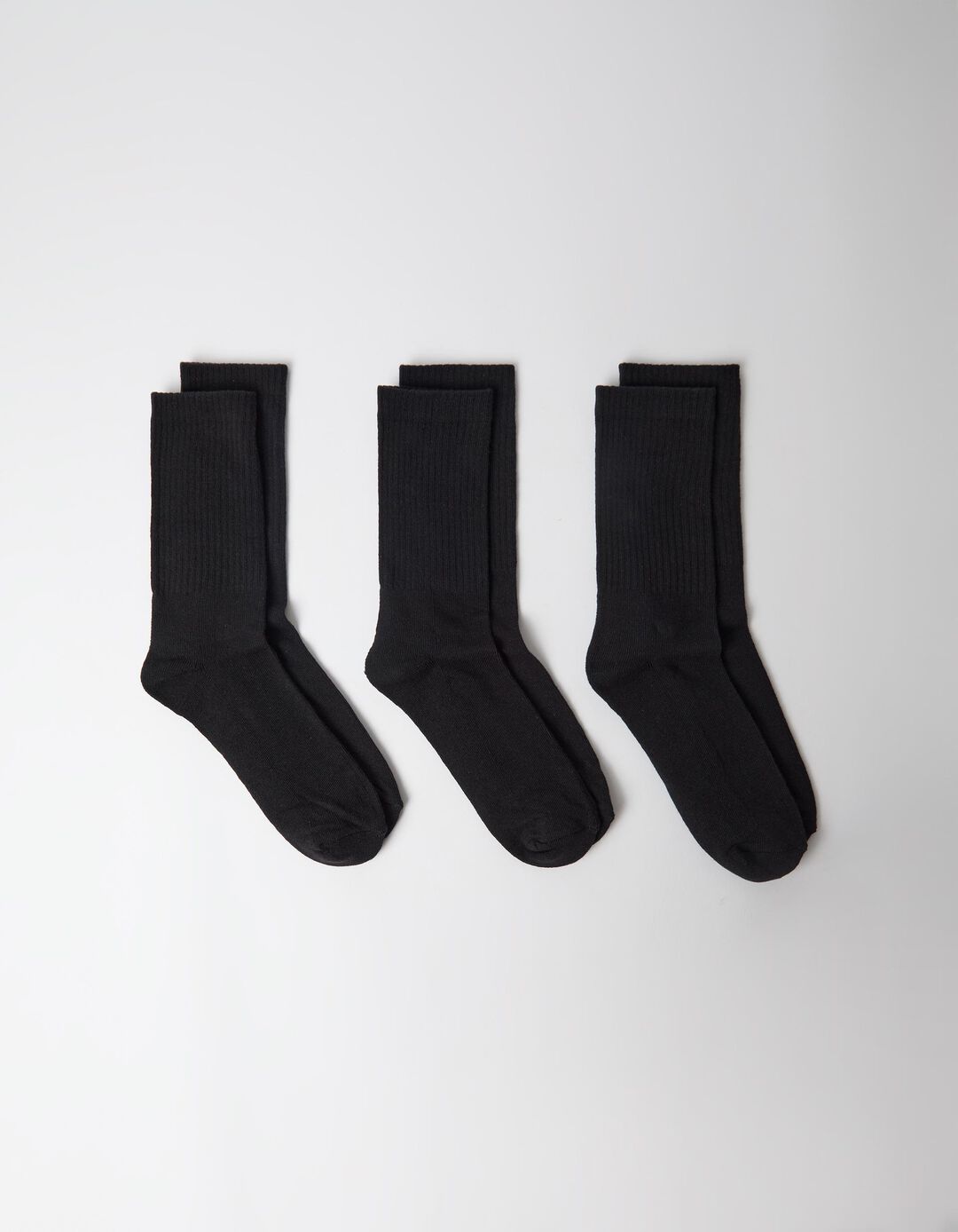 Pack 3 Pares De Meias Desportivas, Homem, Preto