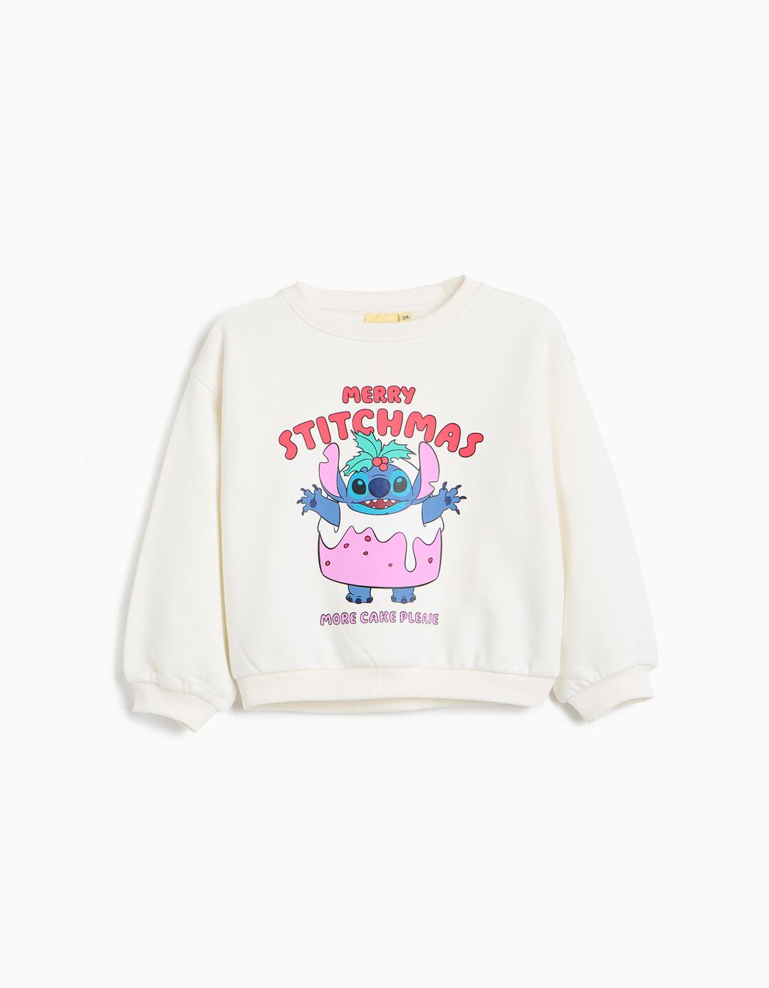 Sweatshirt Cardada 'Stitch' &copy;Disney, Menina, Branco