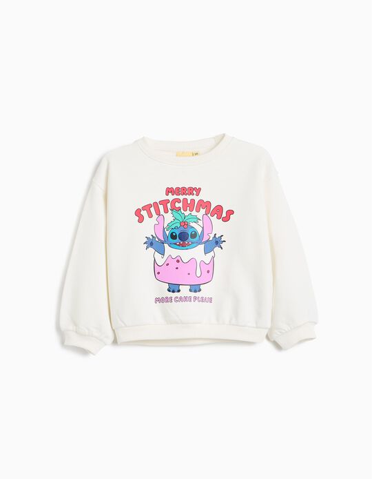 Comprar Online Sweatshirt Cardada 'Stitch' &copy;Disney, Menina, Branco