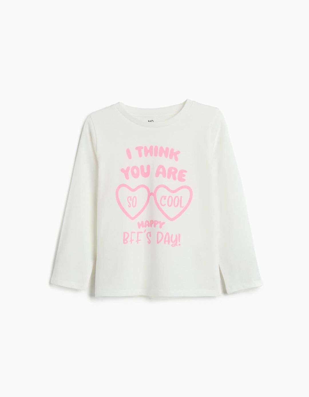 T-shirt Manga Comprida, Menina, Cru