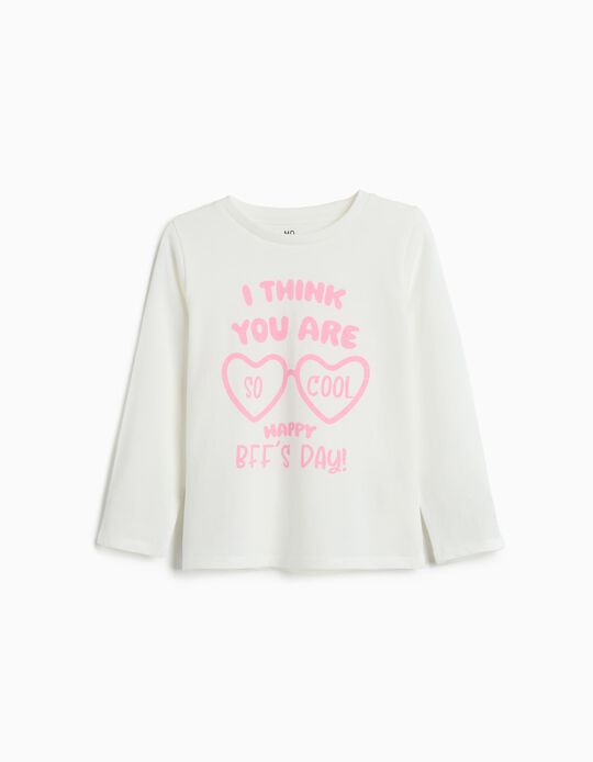 Comprar Online T-shirt Manga Comprida, Menina, Cru