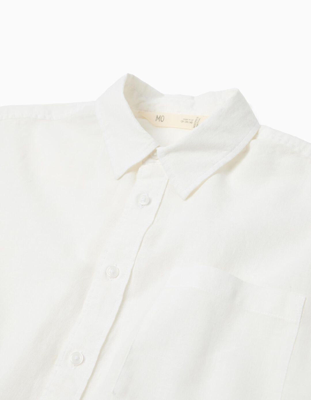 Camisa 'Relaxed Fit', Menino, Branco