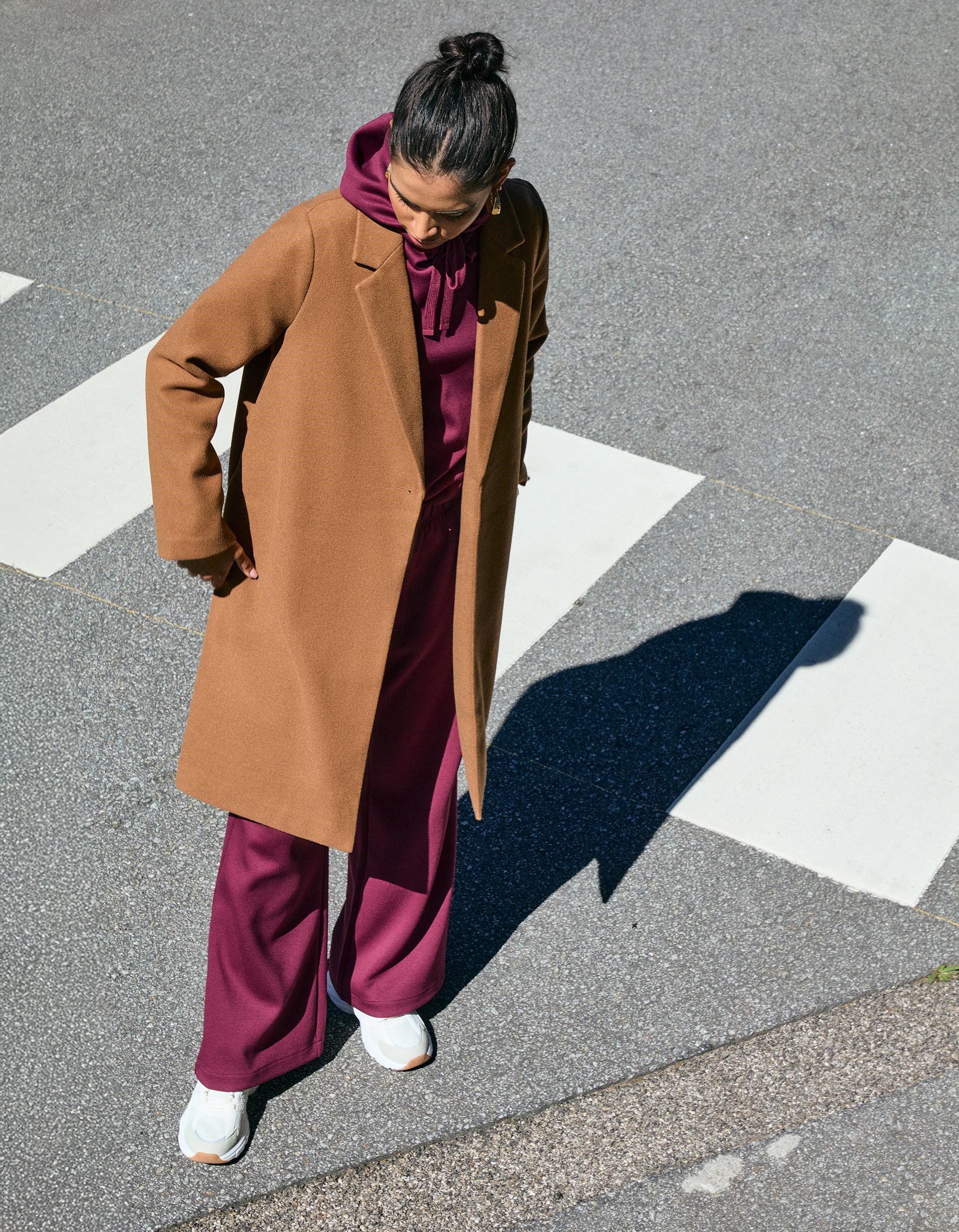 Comprar Online Casaco Comprido, Mulher, Bege 