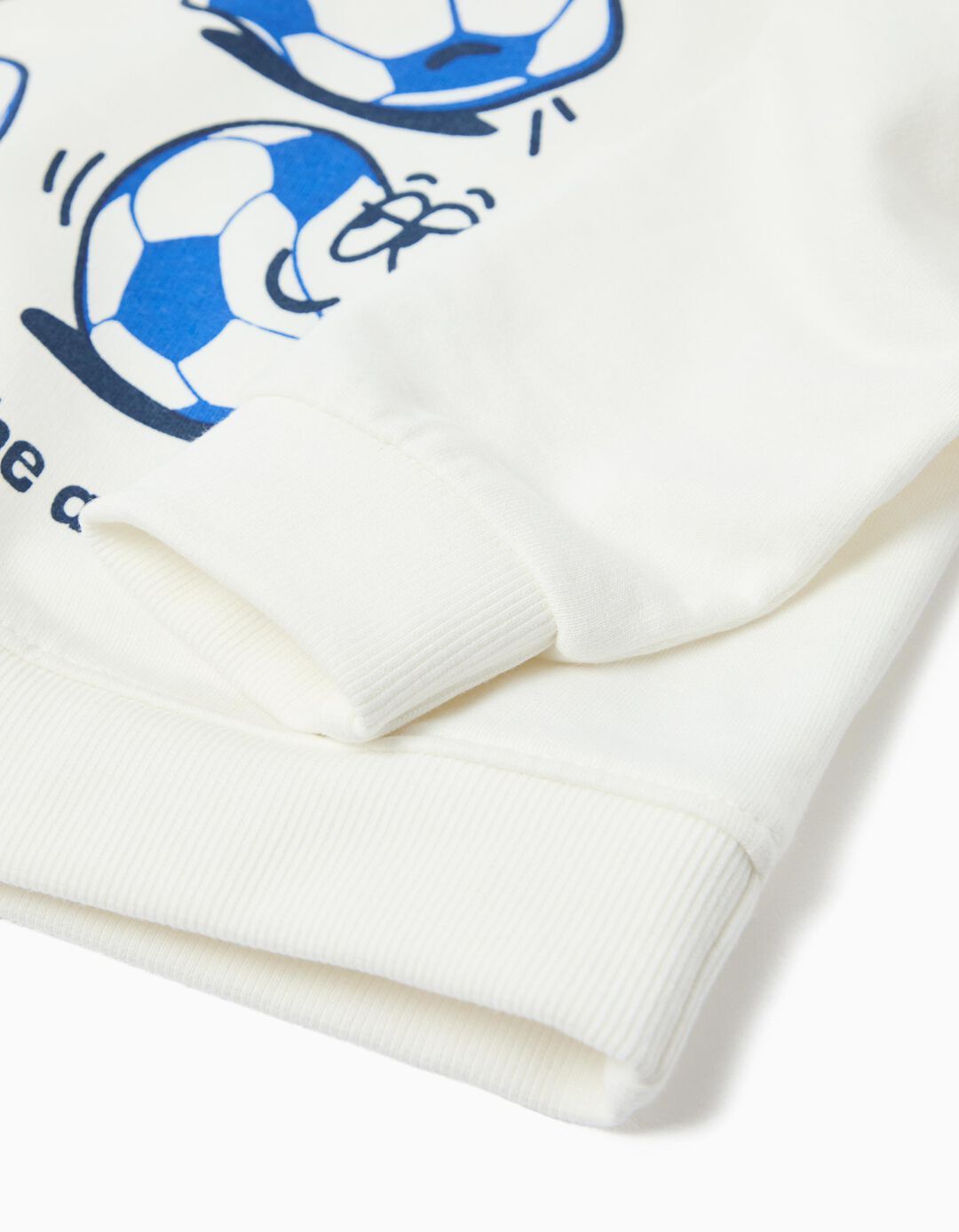 Sweatshirt de Felpa, Menino, Branco