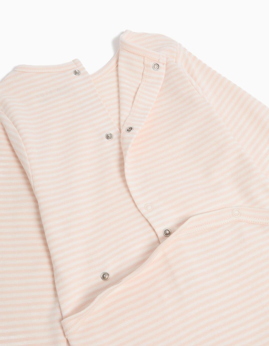 Pack 2 Babygrows Jersey, Bebé Menina, Rosa Claro