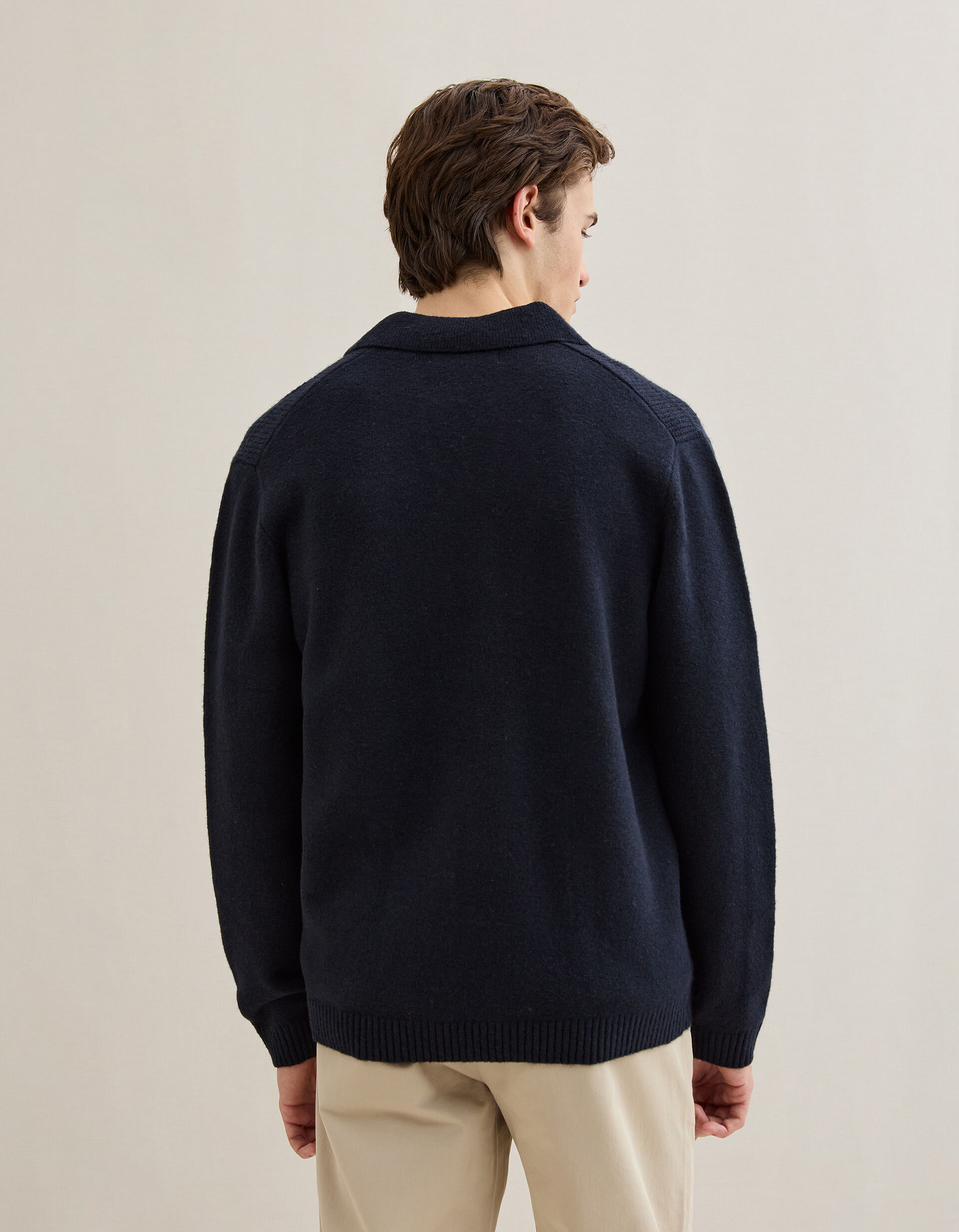 Comprar Online Polo de Malha, Homem, Azul Escuro