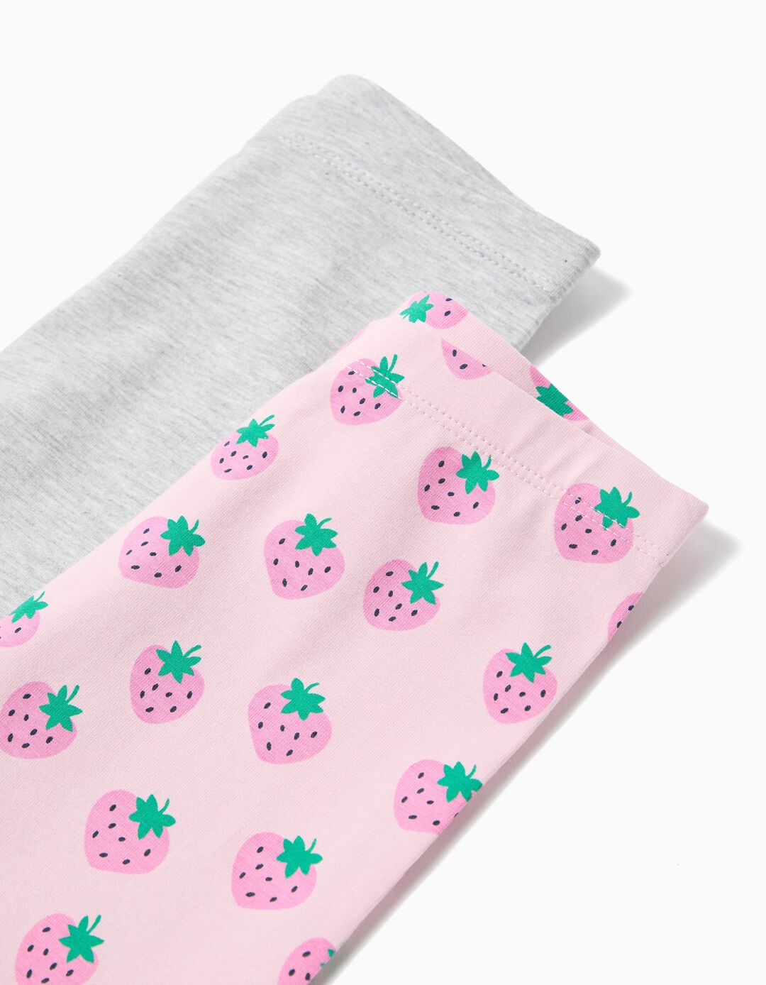 Pack 2 Leggings, Menina, Rosa