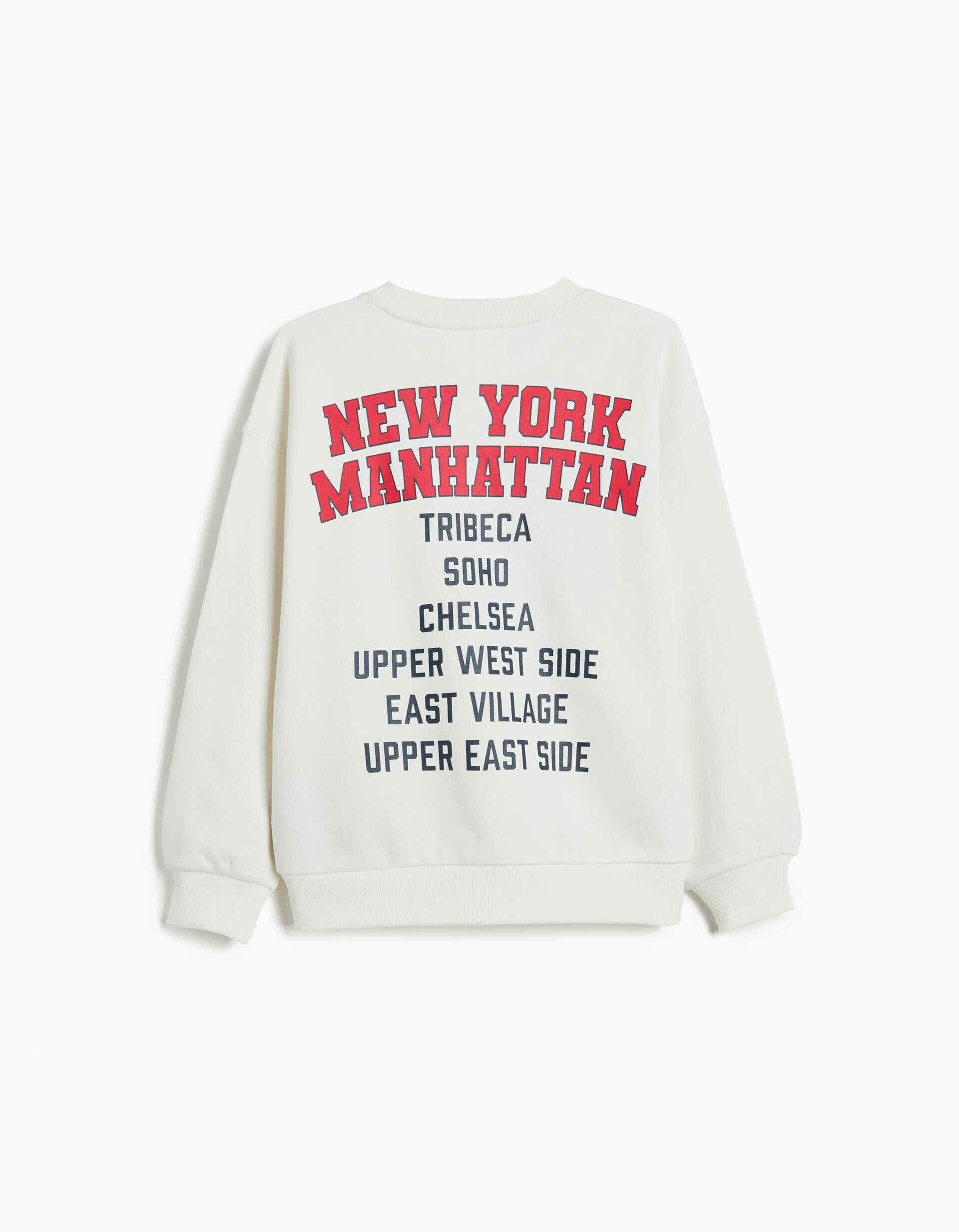 Comprar Online Sweatshirt de Felpa, Menino, Branco