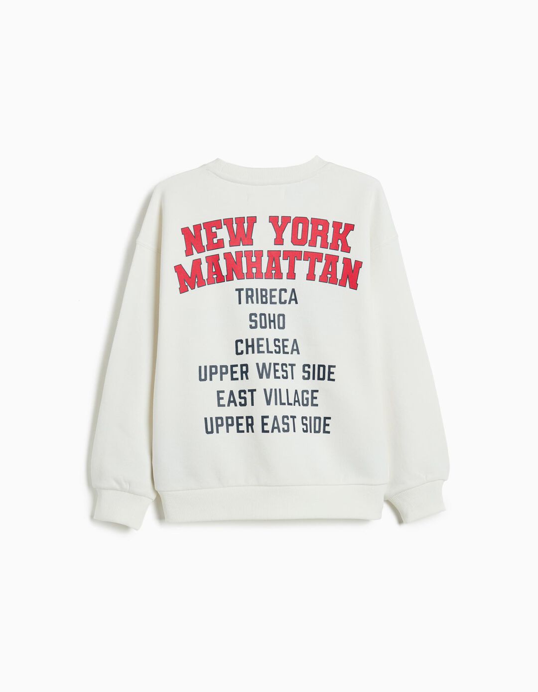 Sweatshirt de Felpa, Menino, Branco