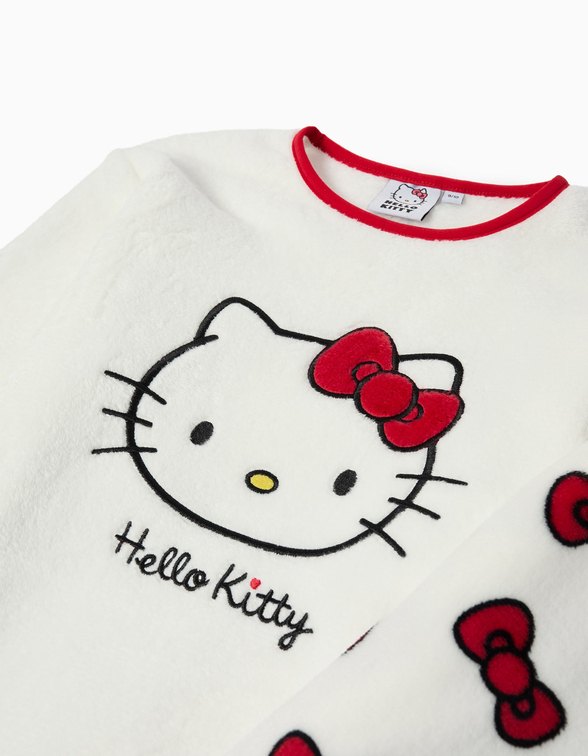 Comprar Online Pijama Polar Aveludado 'Hello Kitty', Menina, Branco