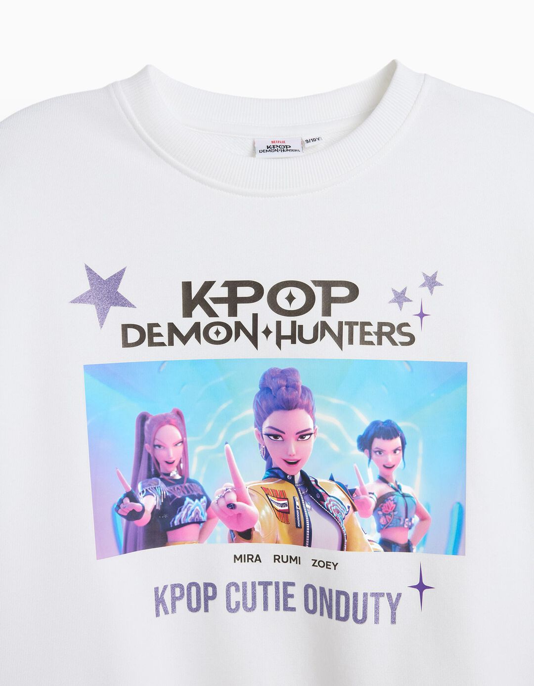 Sweatshirt 'KPop Demon Hunters', Menina, Branco