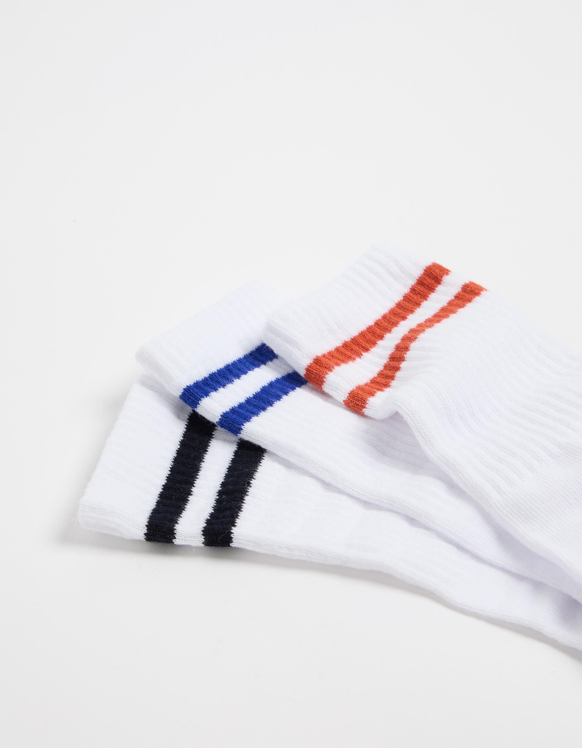 Comprar Online Pack 3 Pares de Meias Desporto, Homem, Branco