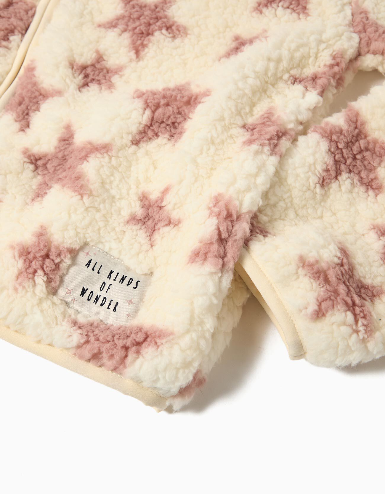 Comprar Online Casaco Sherpa, Menina, Bege Claro 