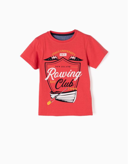 Red T-Shirt, Rowing Club