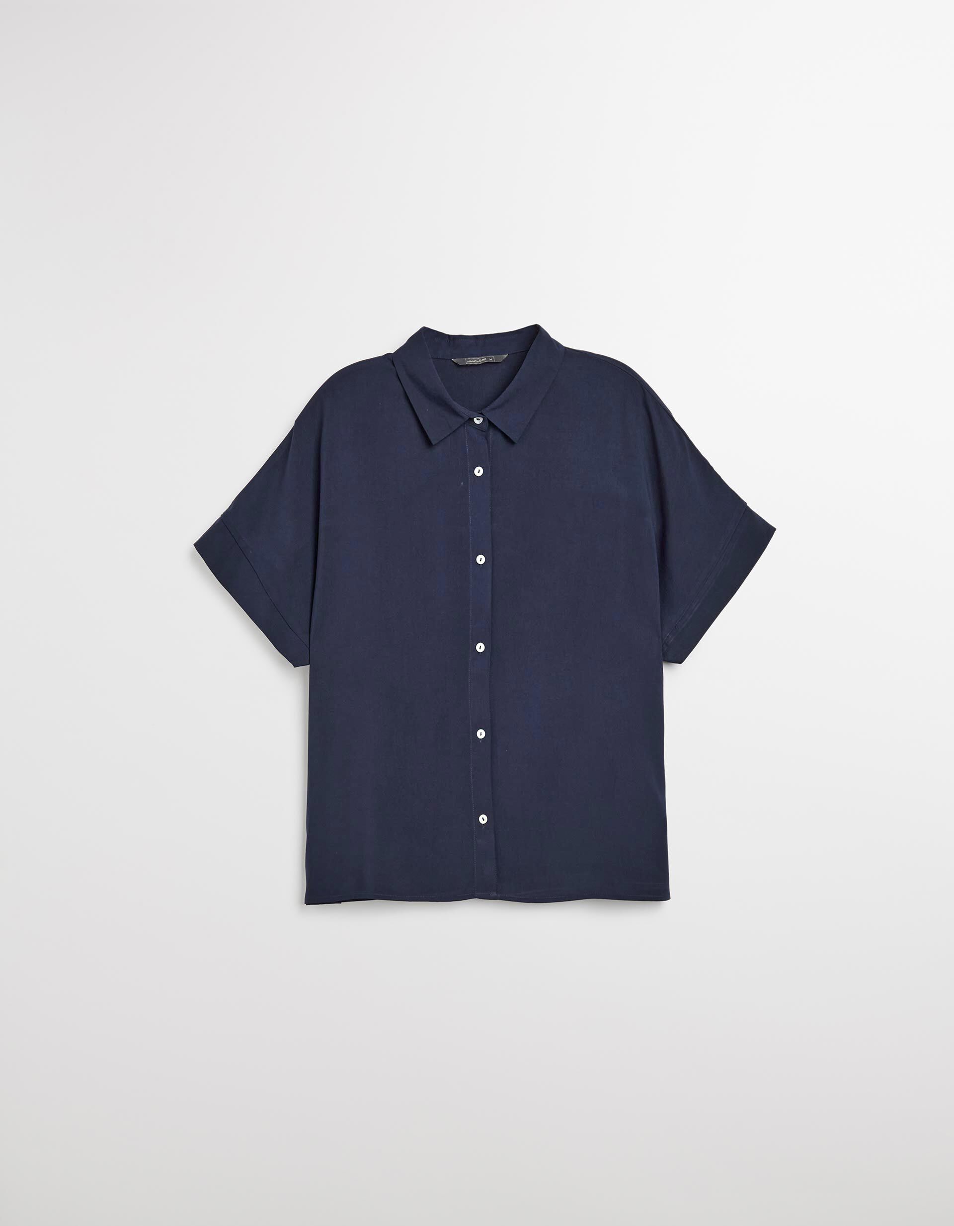 Comprar Online Camisa Viscose, Mulher, Azul Escuro