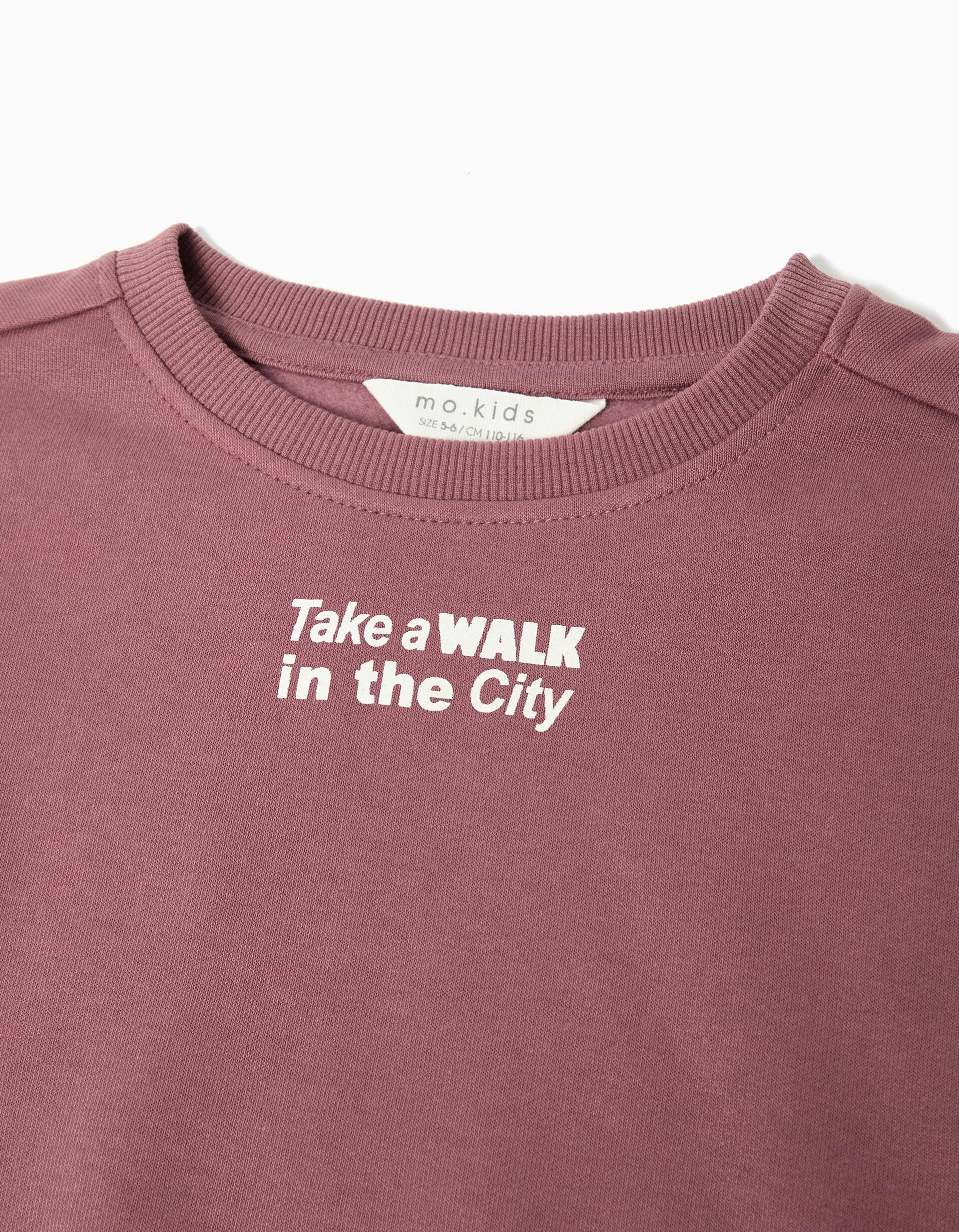 Comprar Online Sweatshirt de Felpa, Menino, Vermelho Escuro