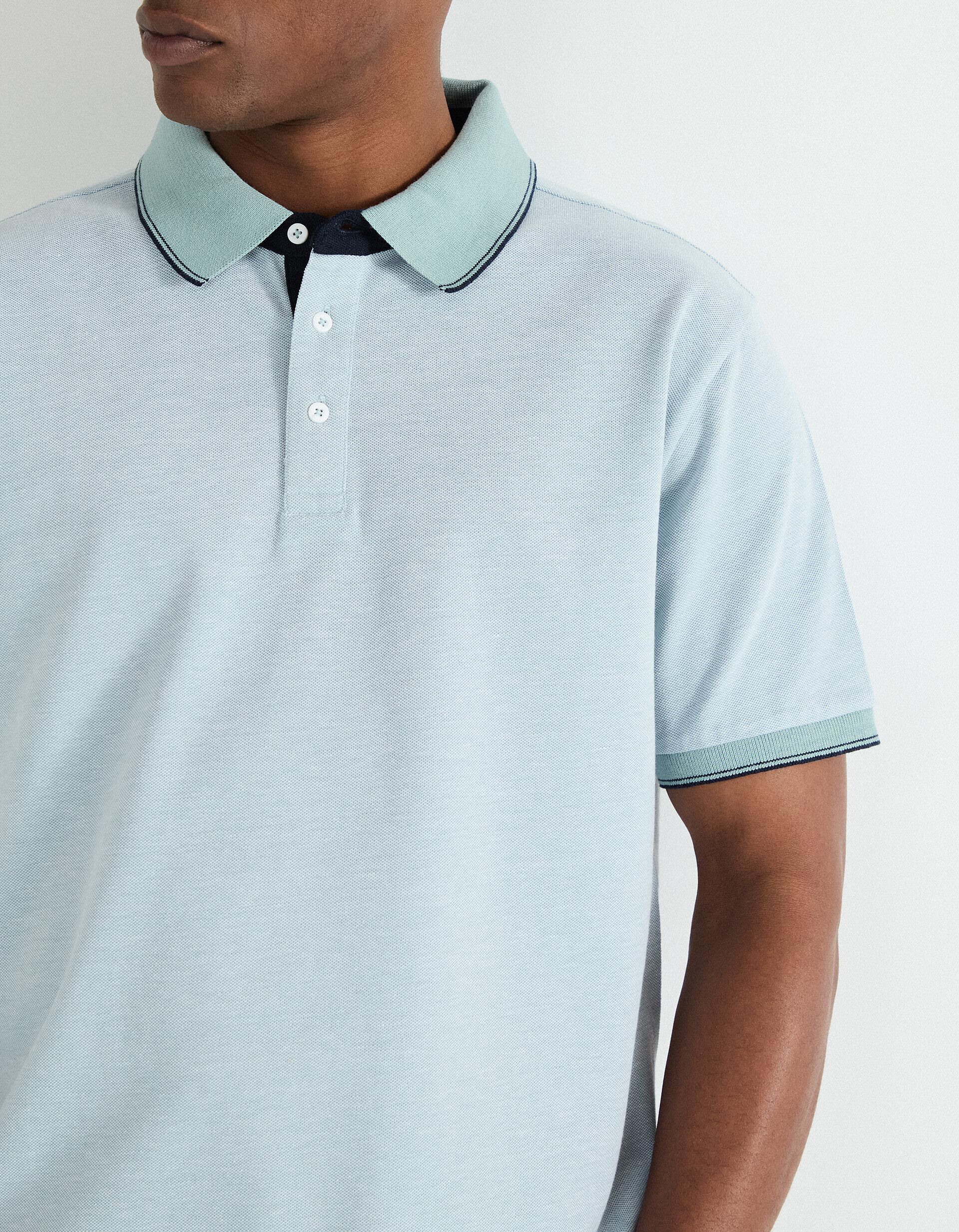 Comprar Online Polo Piquet Manga Curta, Homem, Azul Claro