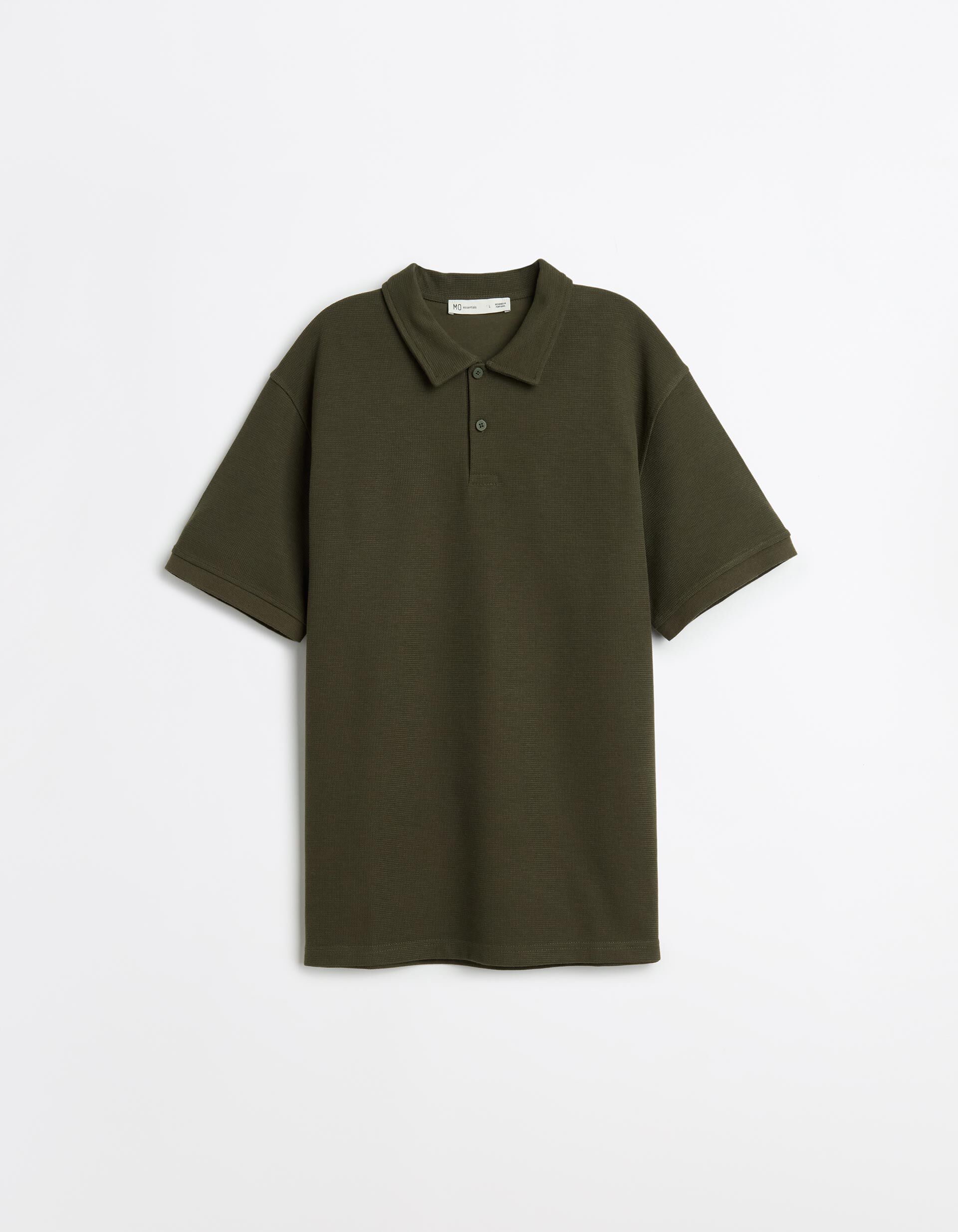 Comprar Online Polo Waffle, Homem, Verde Escuro