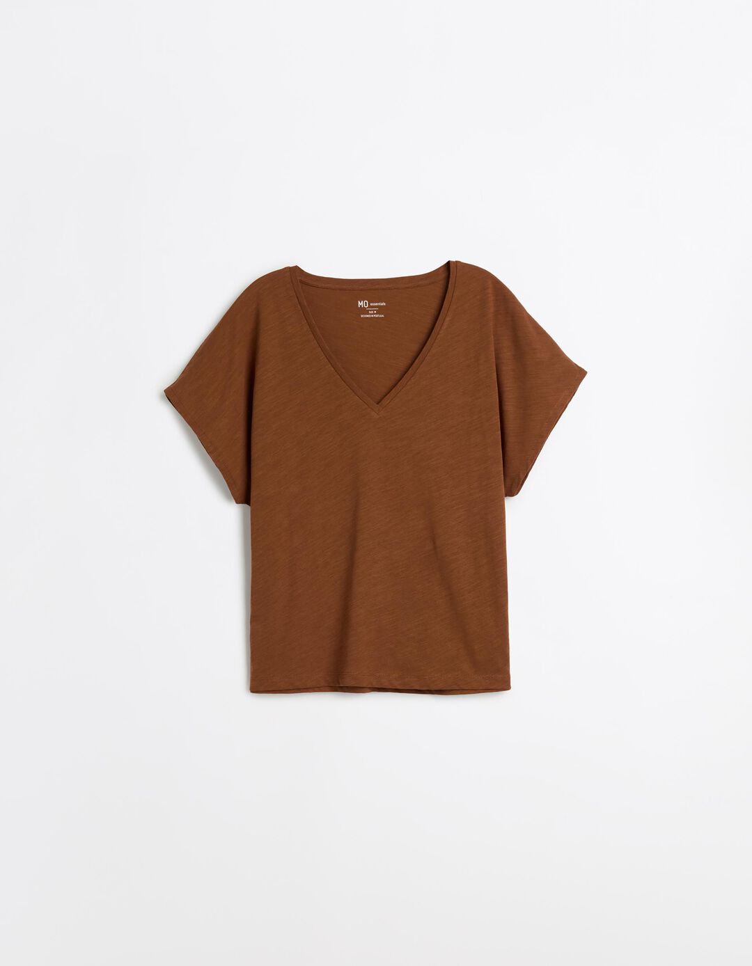 T-shirt, Mulher, Castanho