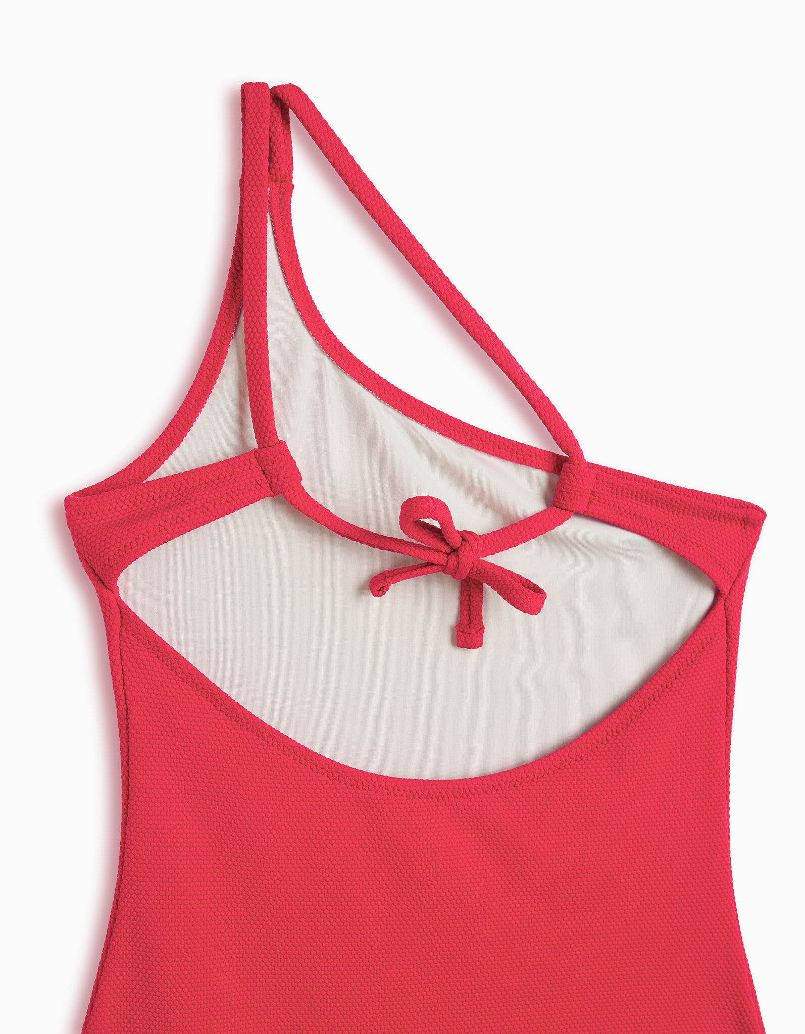 Comprar Online Fato de Banho Assim&eacute;trico, Menina, Rosa Escuro