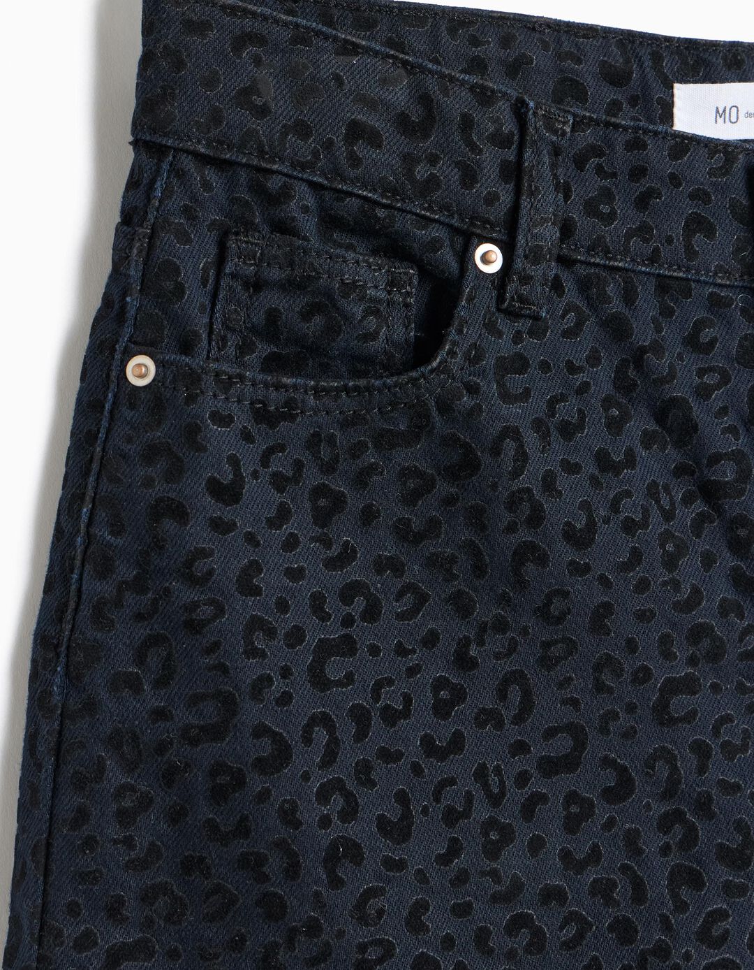 Cal&ccedil;as De Ganga 'Wide Leg' Animal Print, Menina, Preto