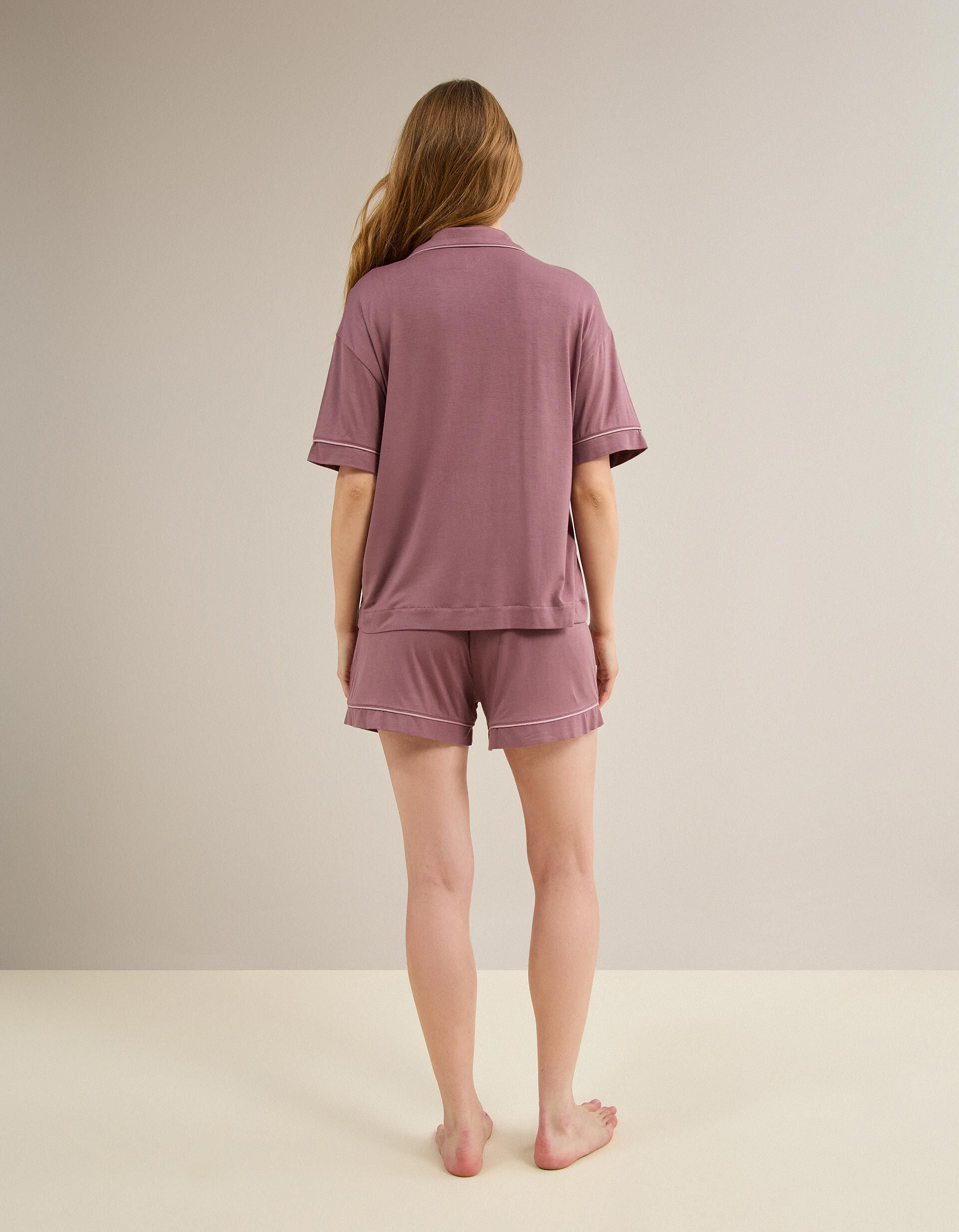 Comprar Online Pijama Em Viscose, Mulher, Rosa