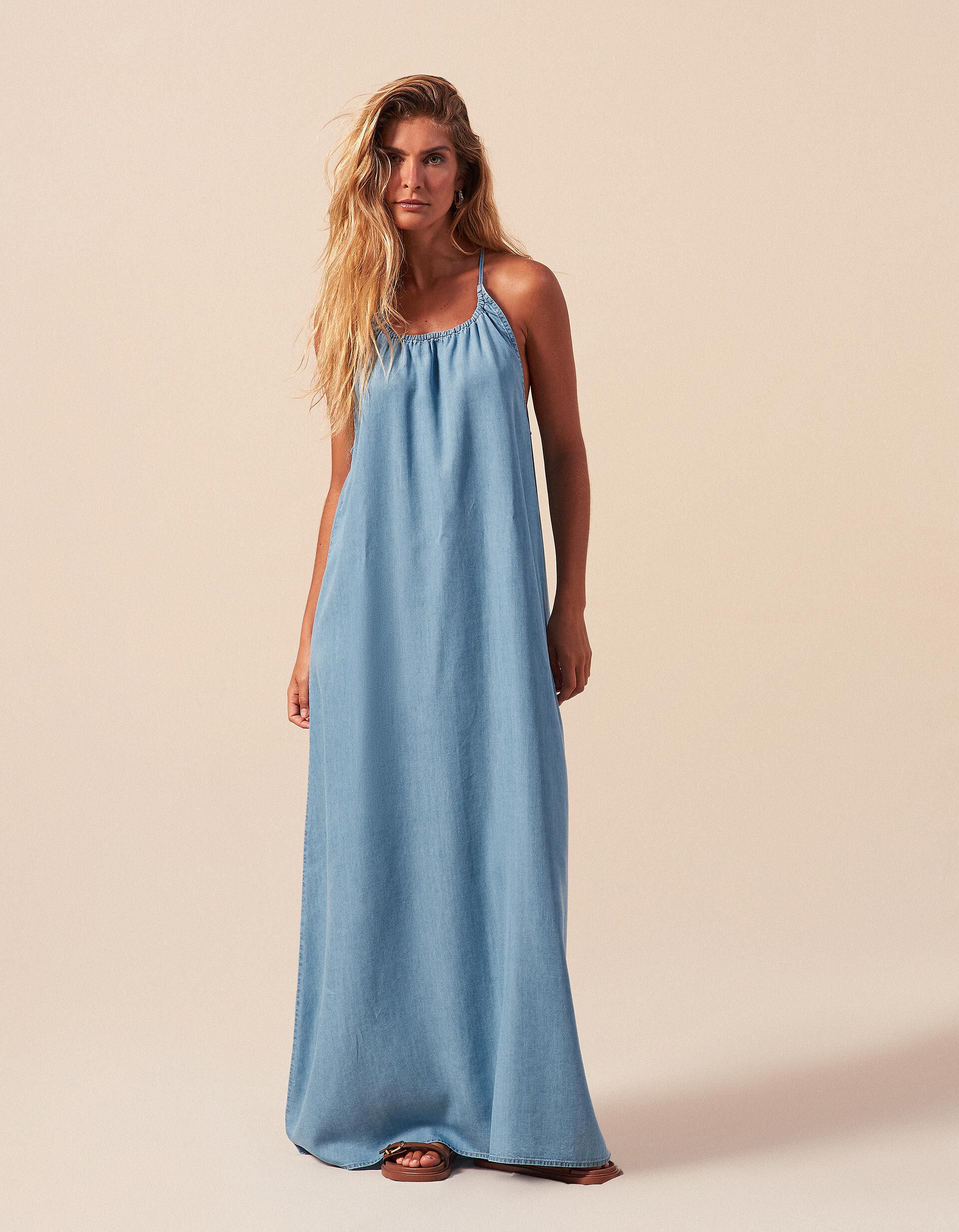 Comprar Online Vestido Liocel, Mulher, Azul Claro