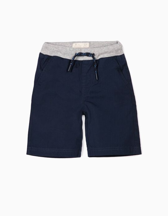 Cal&ccedil;&otilde;es para Menino 'Ripstop', Azul Escuro