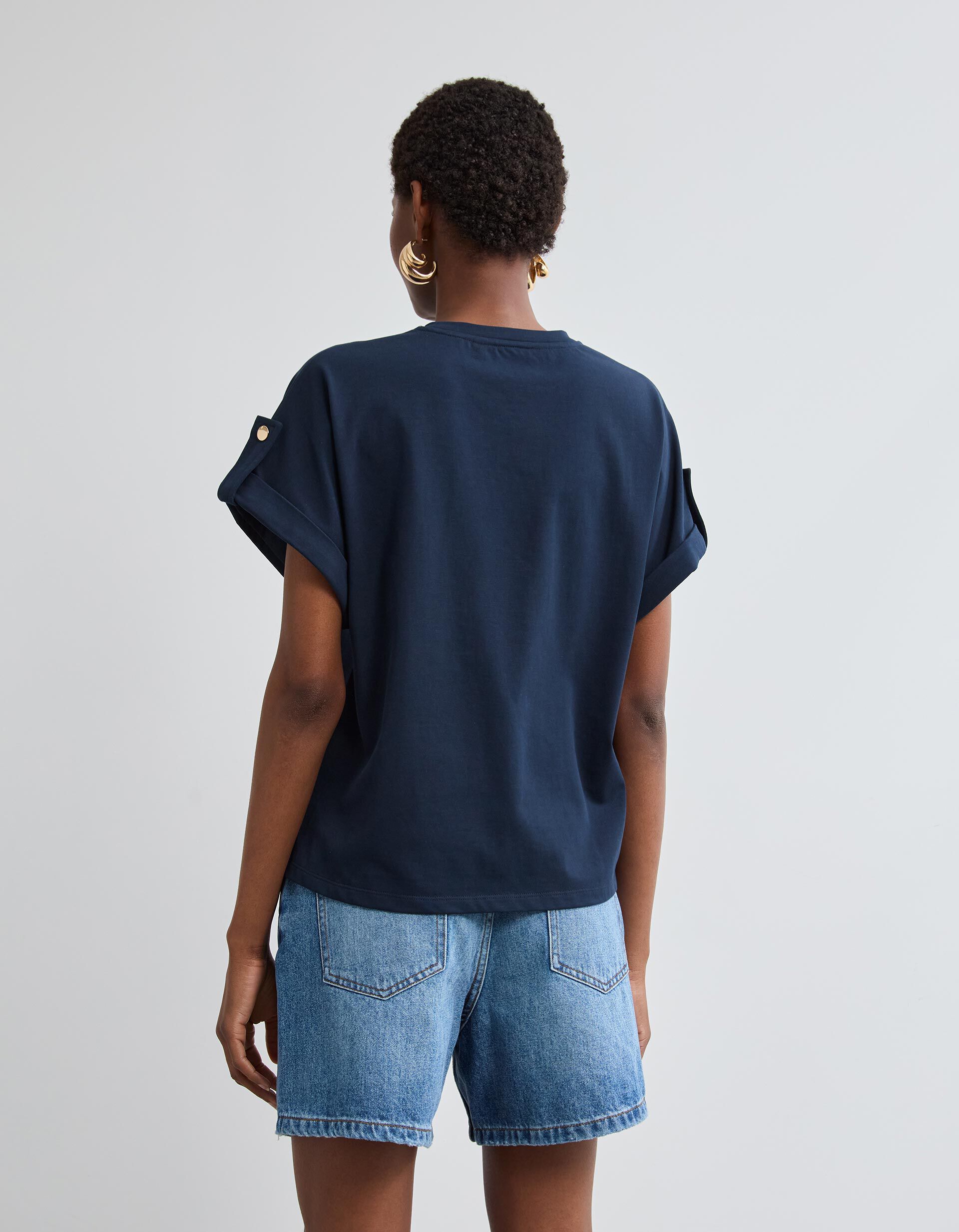 Comprar Online T-shirt, Mulher, Azul Escuro