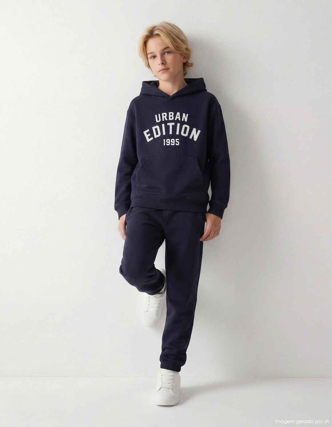 Conjunto de Jogging, Menino, Azul Escuro