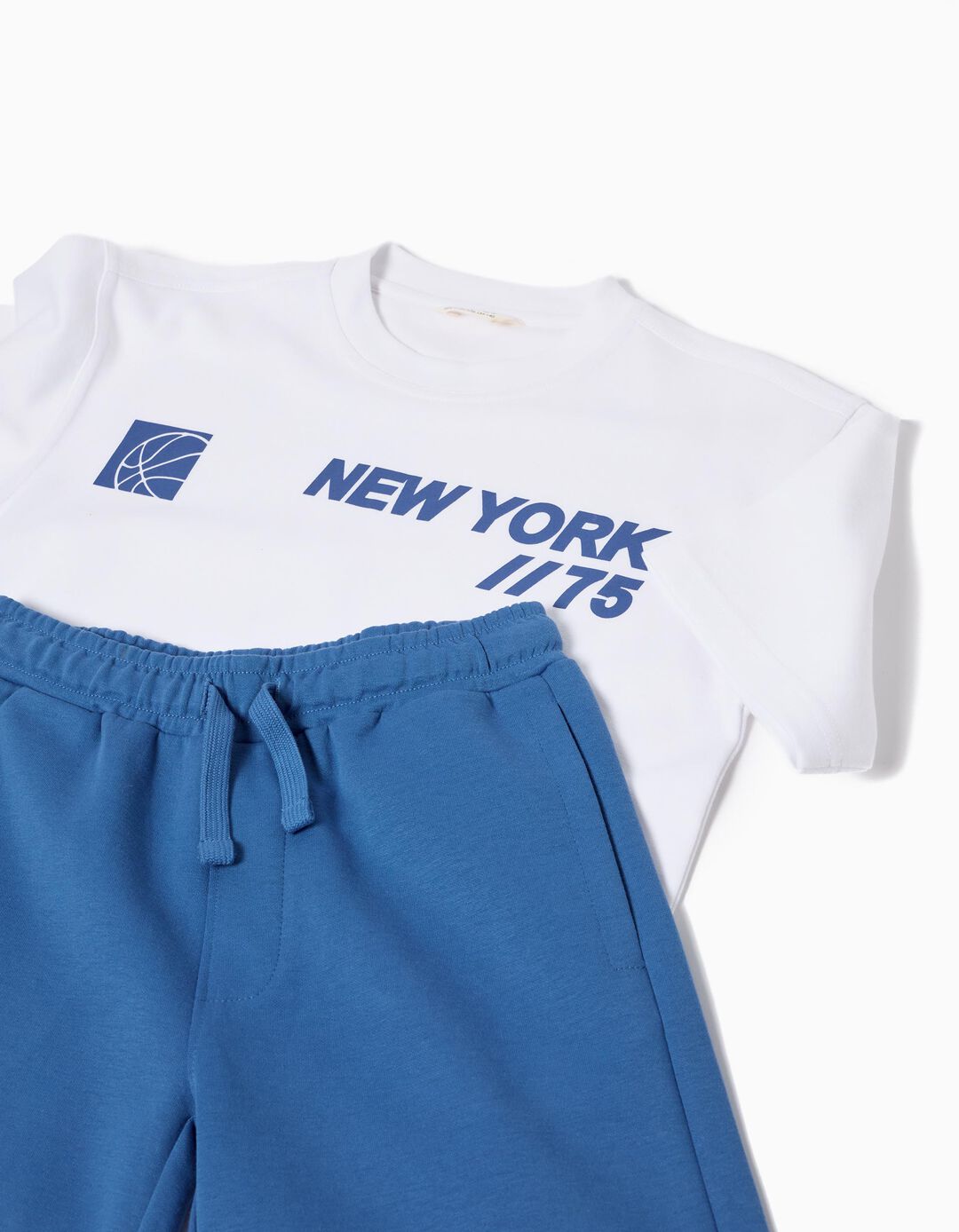 Conjunto T-Shirt e Calções, Menino, Azul