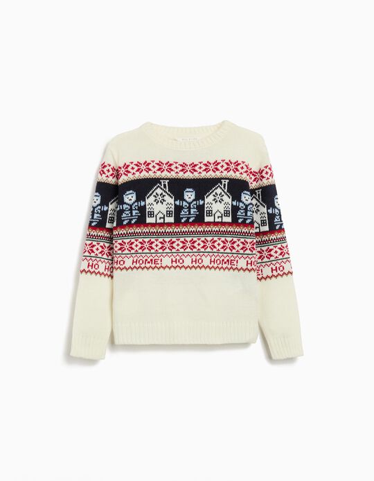 Comprar Online Camisola de Malha, Menino, Bege Claro