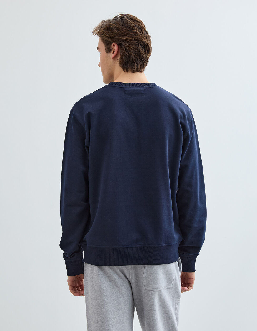 Sweatshirt de Felpa, Homem, Azul Escuro