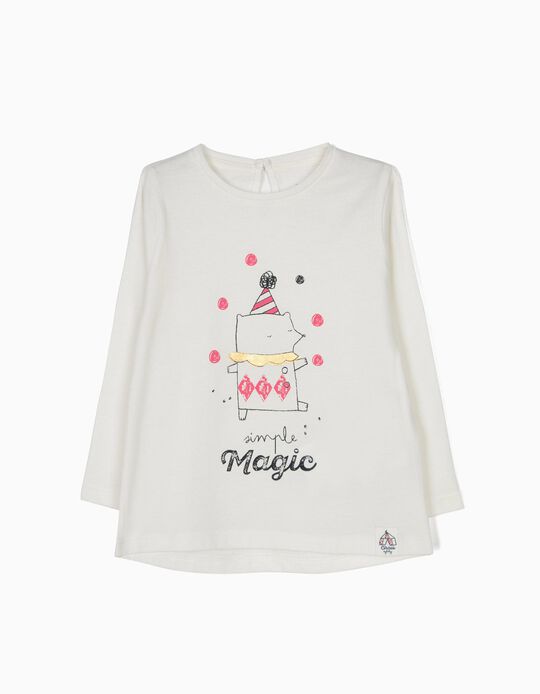 White Long-Sleeved Top, Circus