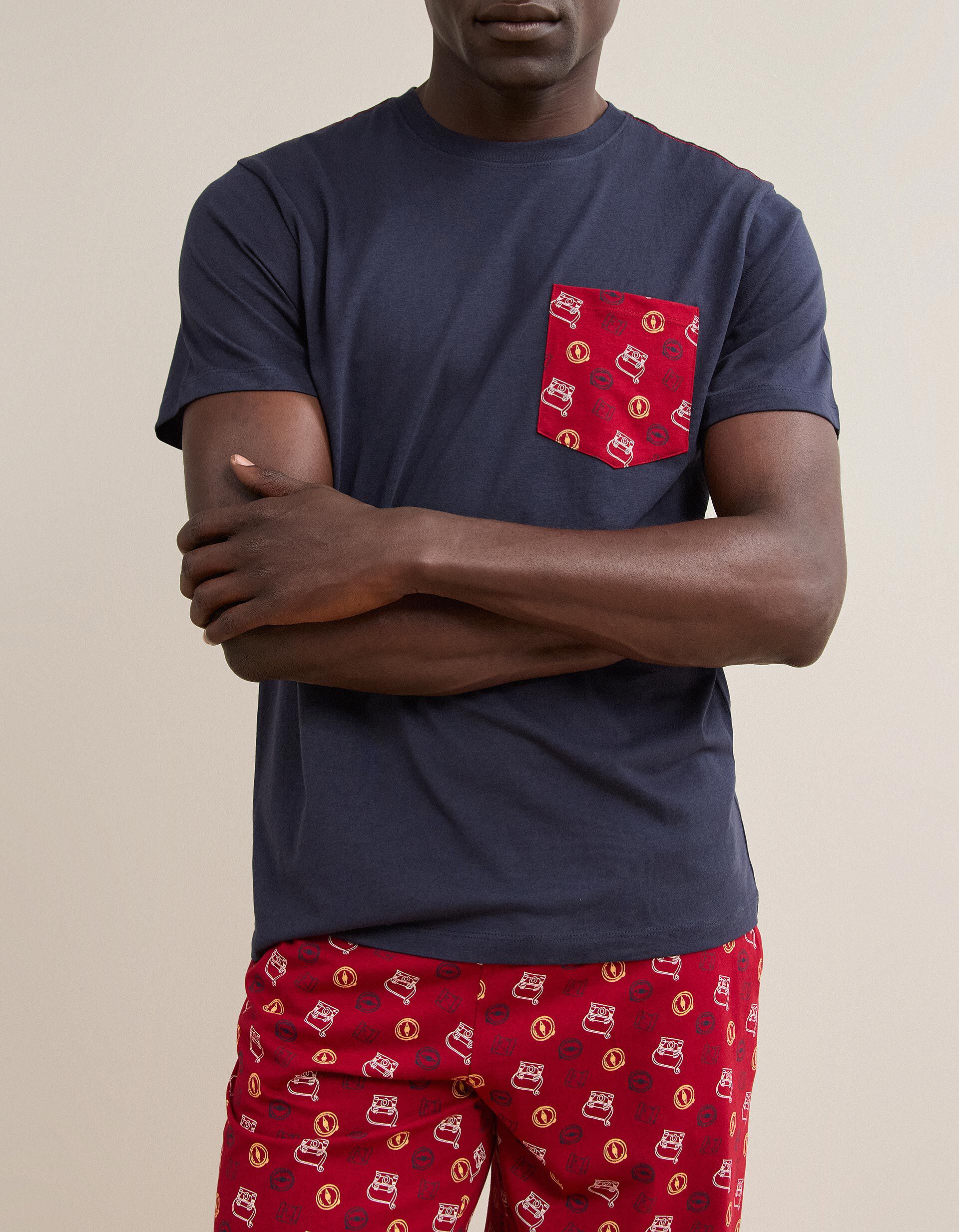 Comprar Online Pijama Jersey, Homem, Azul Escuro
