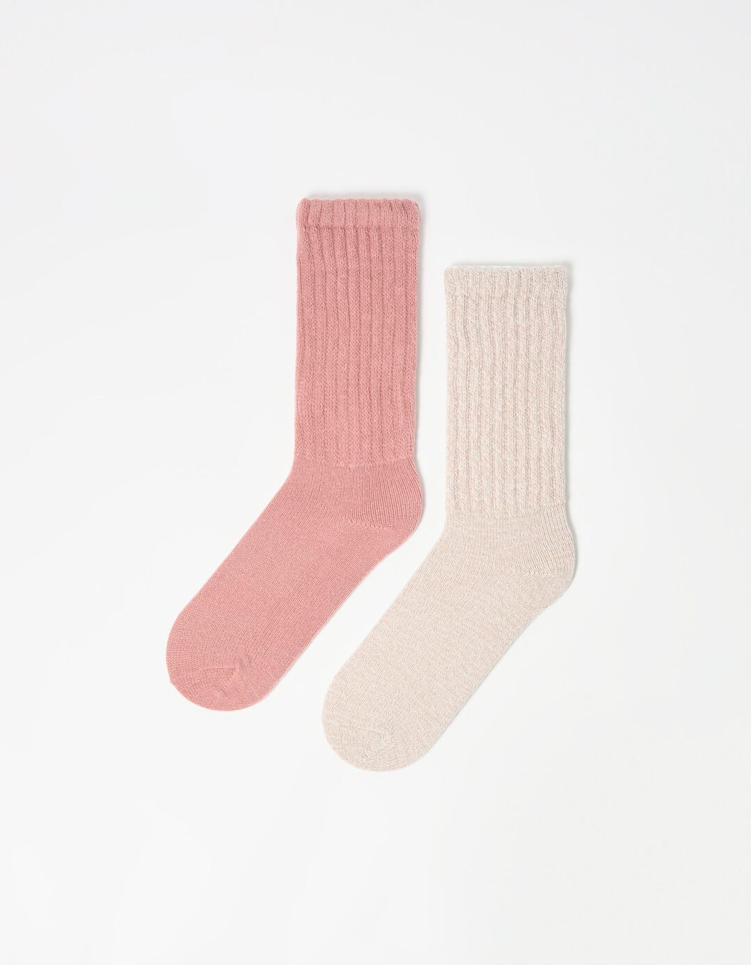 Pack 2 Pares de Meias, Mulher, Bege Claro