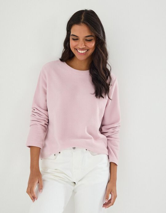 Comprar Online Camisola Polar, Mulher, Rosa Claro