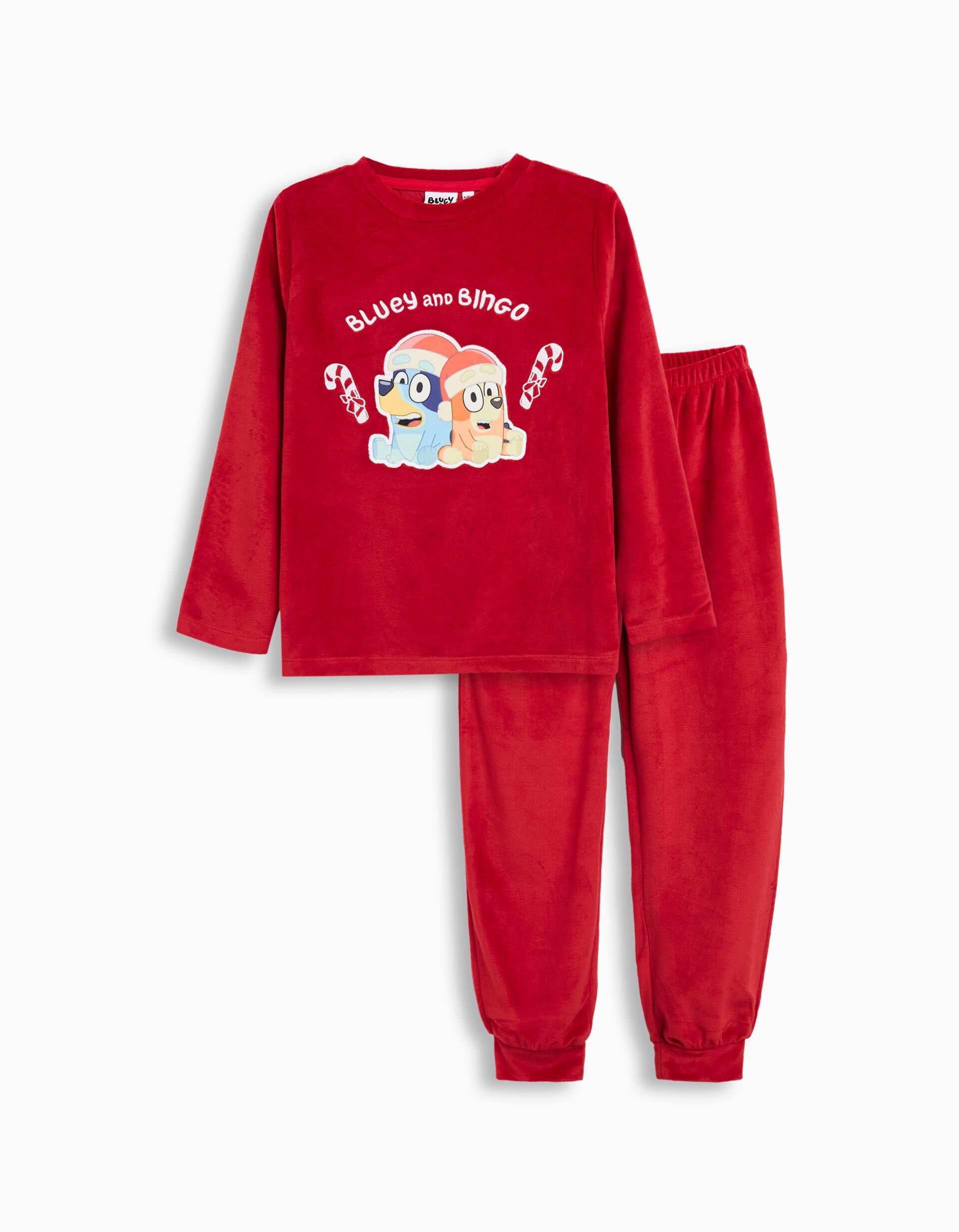Comprar Online Pijama 'Bluey', Menino, Vermelho Escuro