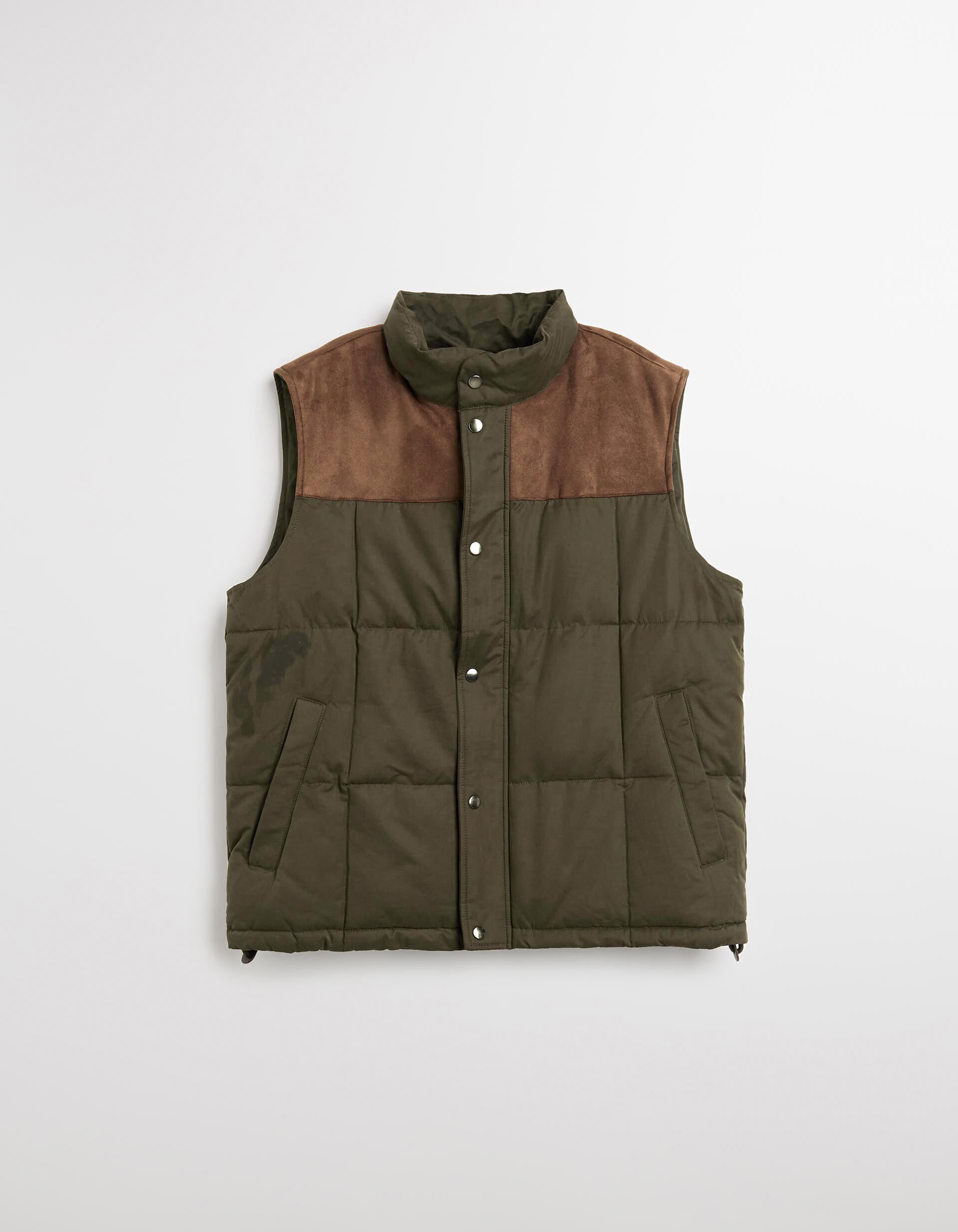 Comprar Online Colete Acolchoado, Homem, Verde Escuro