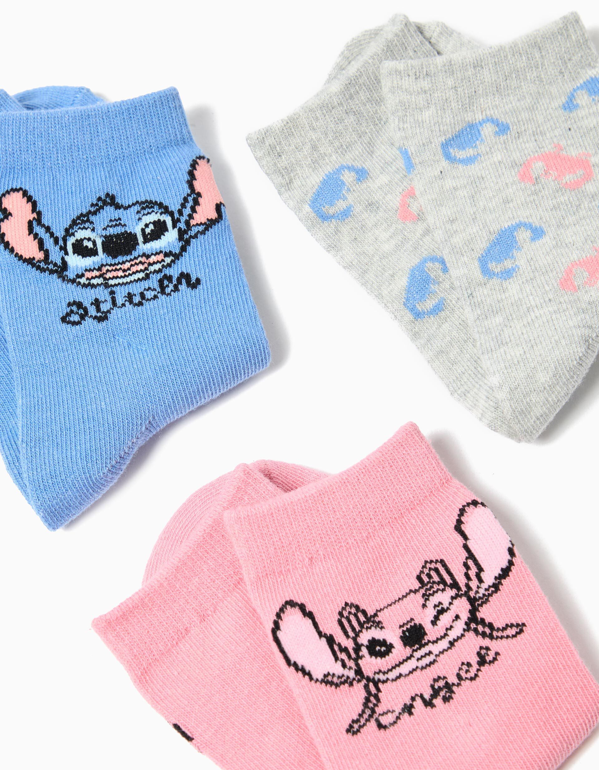 Comprar Online Pack 3 Meias 'Lilo e Stitch' &copy;Disney, Menina, Multicor