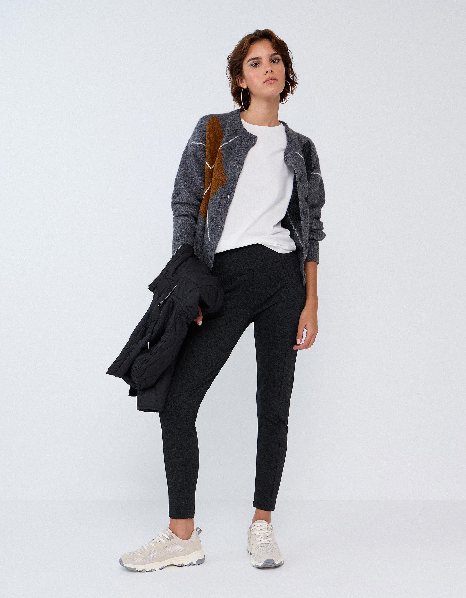 Comprar Online Leggings Ponto Roma, Mulher, Cinzento Escuro