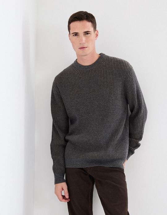 Comprar Online Camisola com L&atilde;, Homem, Castanho