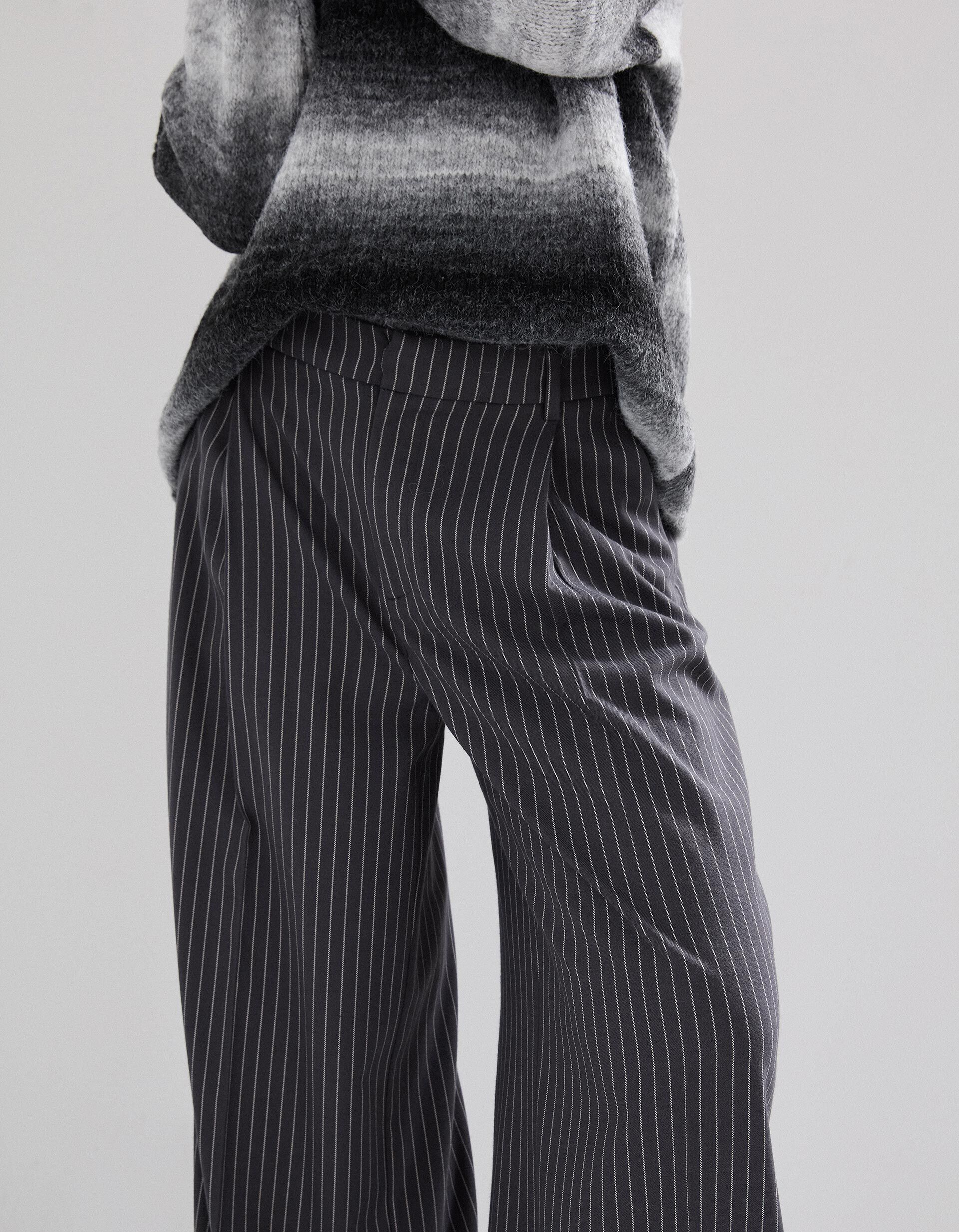 Comprar Online Cal&ccedil;as Wide Leg, Mulher, Cinzento Escuro