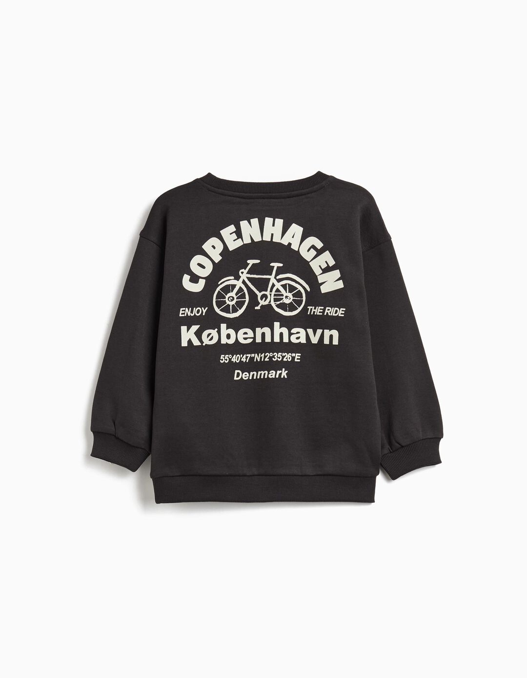 Sweatshirt de Felpa, Menino, Cinzento Escuro