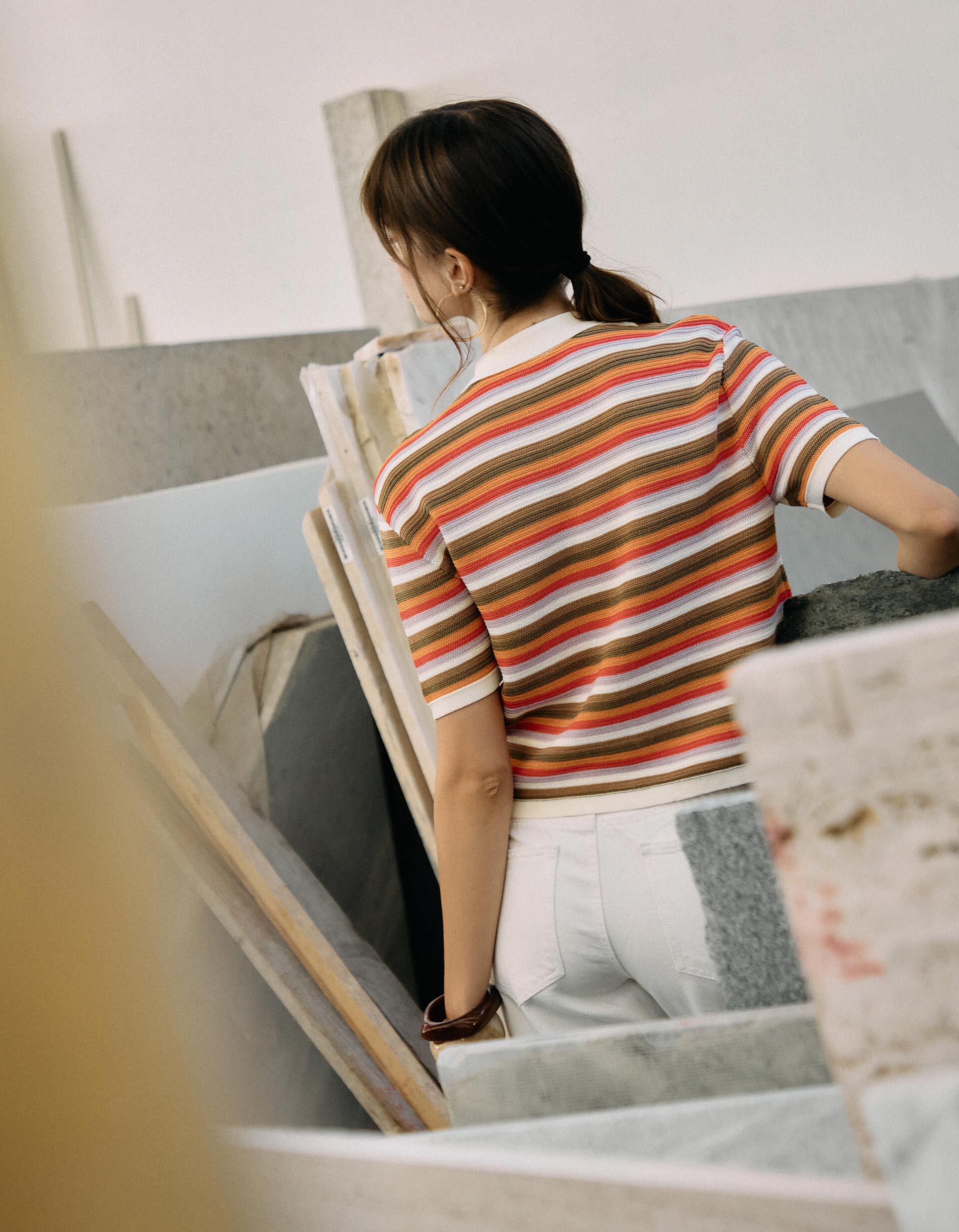 Comprar Online Cardigan de Malha Manga Curta, Mulher, Rosa 