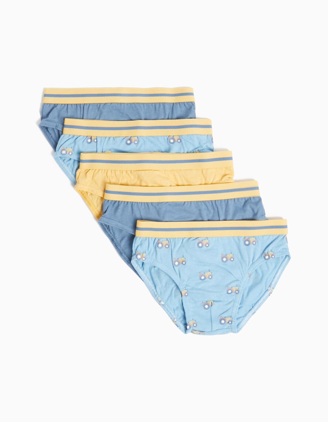 Pack 5 Underpants, Boy, Multicolor