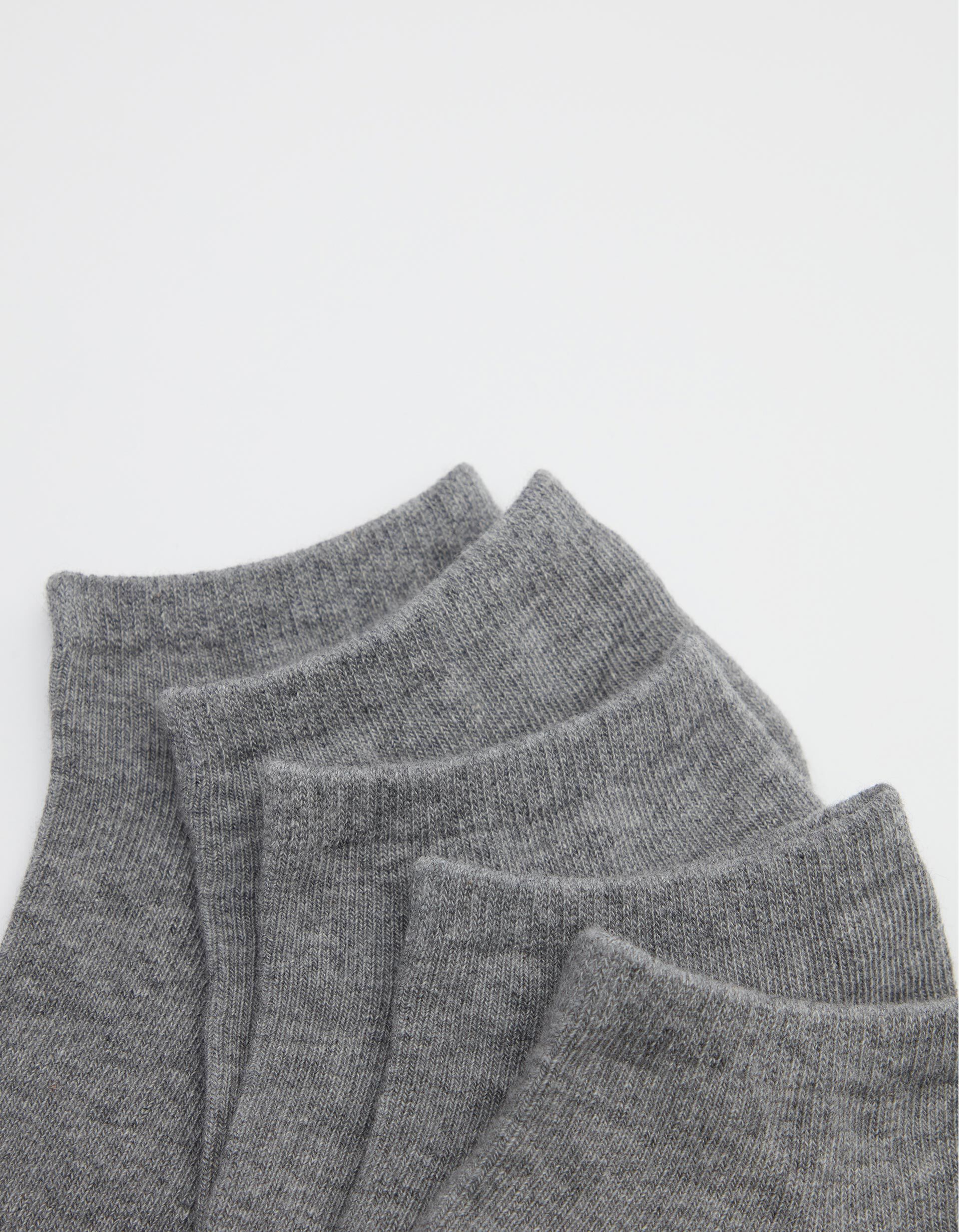 Comprar Online Pack 5 Pares de Meias Invis&iacute;veis, Homem, Cinzento Claro